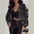 'Nora' Sequin Bomber Jacket - Celes Fashion